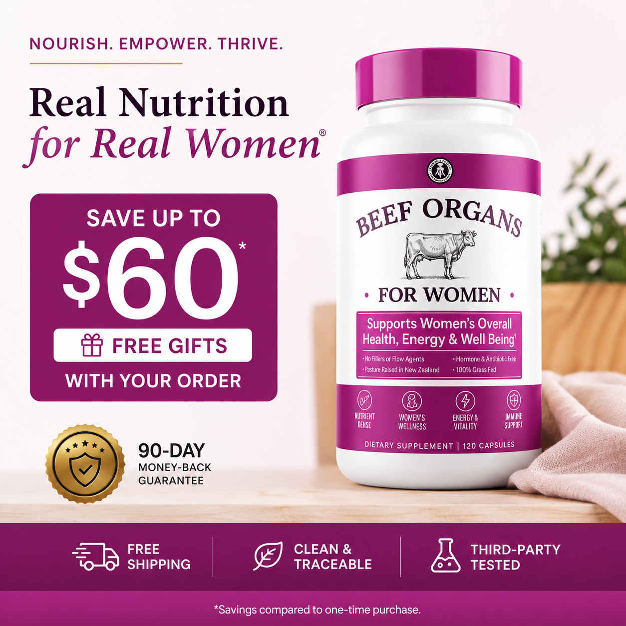 Post-Pill Recovery Organ Blend for Women
